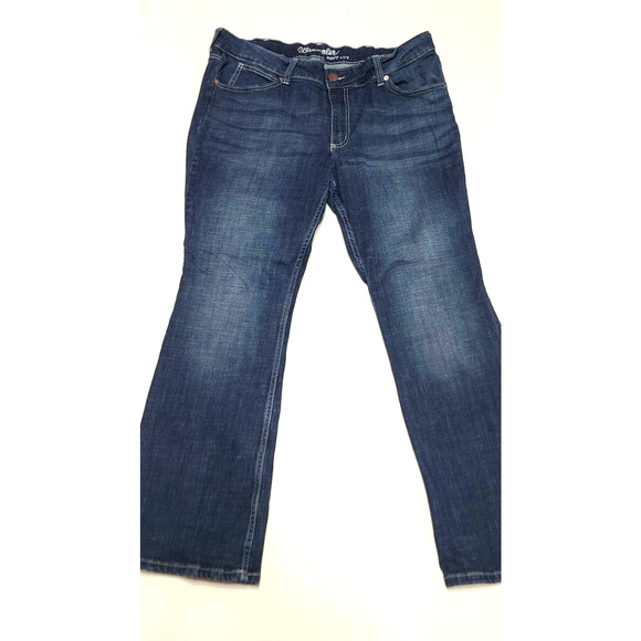Wrangler Denim - Wrangler mid rise bootcut women's dark wash jeans